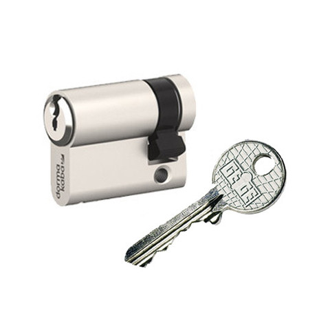 Demi cylindre européen finition nickelé européen Kaba Europa 40X10 50mm