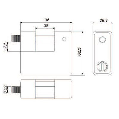Cadenas Iseo City Boxer pour demi-cylindre européen