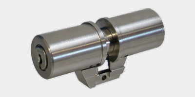 Serrure à larder avec cylindre double entrées monobloc Kaba