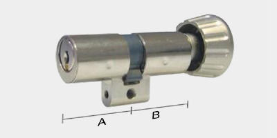 Mesurer un cylindre à bouton monobloc