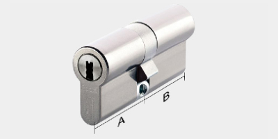 Mesurer un cylindre double entrées européen